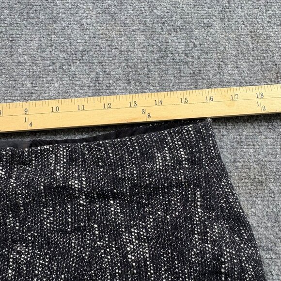 Talbots Skirt Womens 12‎ Black & White Tweed Pencil Academia professional career - Picture 9 of 12